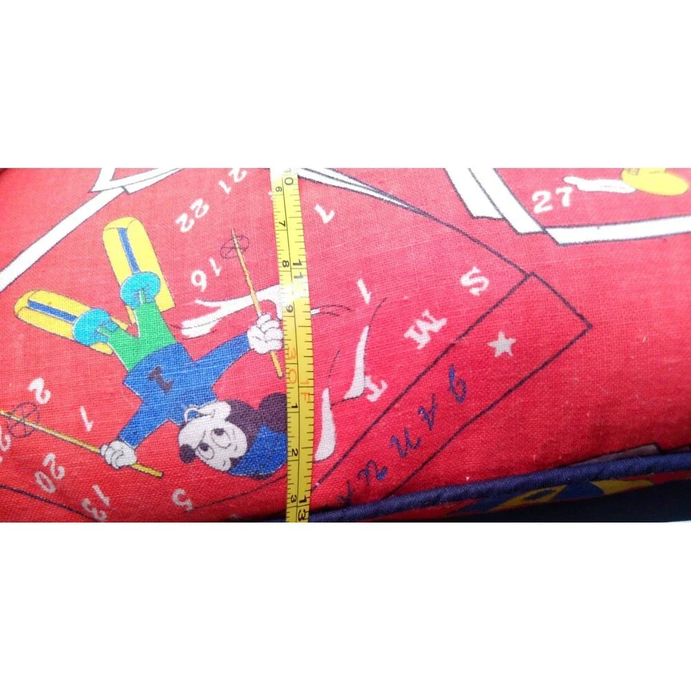 Vintage Mickey Mouse Calendar Pillow Handmade 14